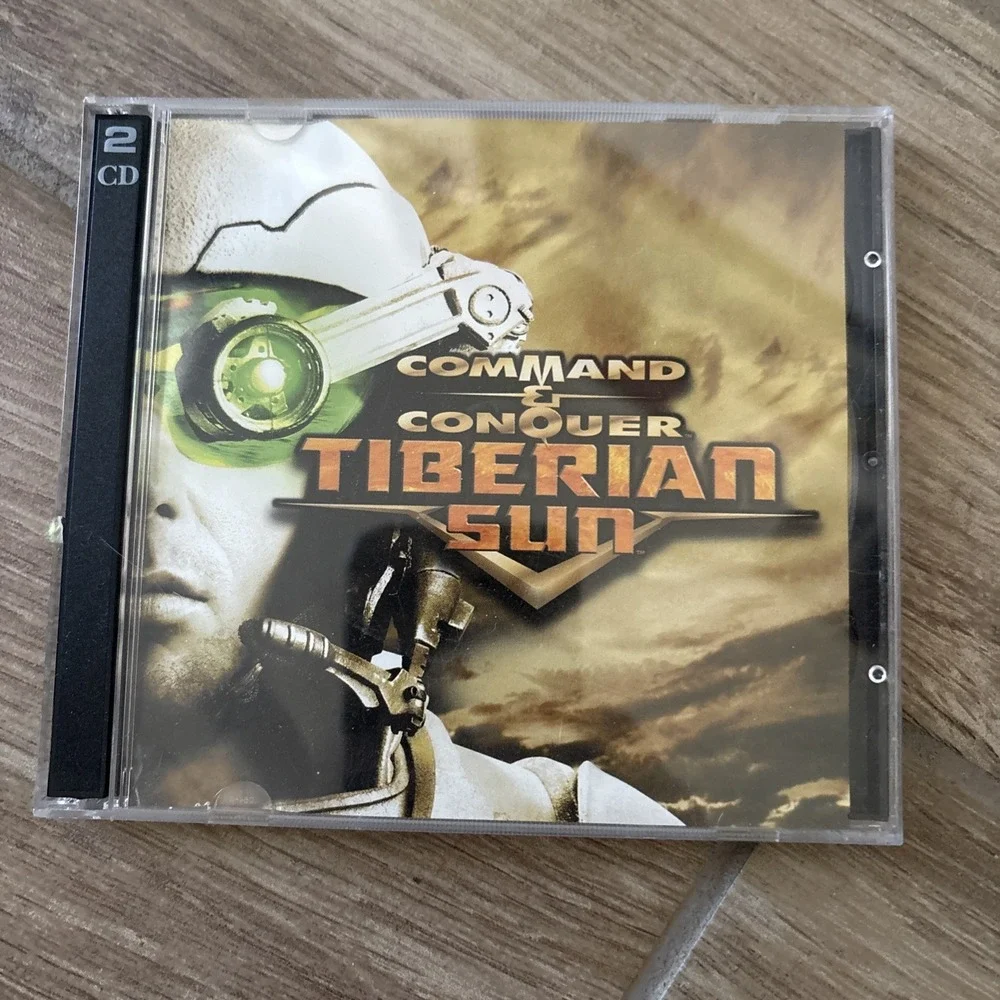 Command and Conquer: Tiberian Sun (PC, 1999) CD ROM 2 Disc‎